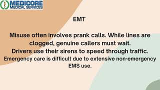Try Medicore Medical Emergency Service In A Congestion.