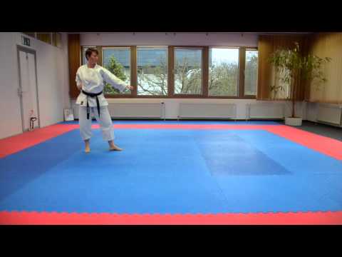 Kata Kanku Sho slowmotion.Ki-Karate.Tanja Mayer