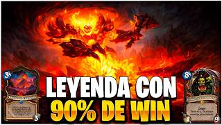 Mazo top uno de leyenda y con 90% de win guerrero fuego dragones mazo increible