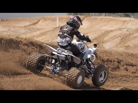 E-Racing Rider Stiles West wide open at 3 Palms MX
