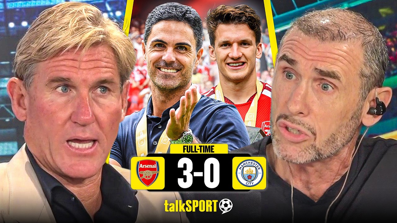 Simon Jordan & Martin Keown REACT to Arsenal's DOMINANT DISPLAY against Man City with Trophy WIN!