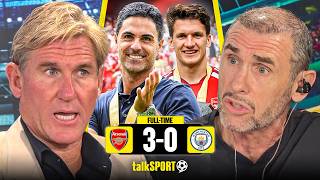 Simon Jordan &amp; Martin Keown REACT to Arsenal's DOMINANT DISPLAY against Man City with Trophy WIN!