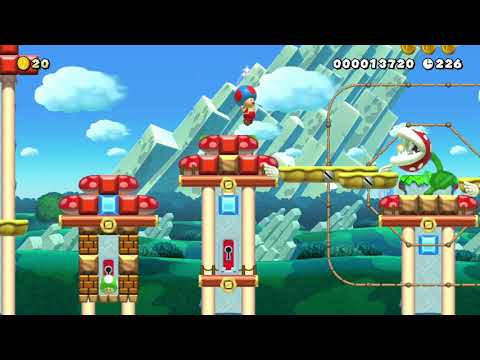 Wigglin' by the Windmill by nabuz - Super Mario Maker 2 - No Commentary 1bz