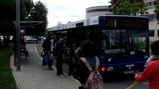 preview picture of video 'Autobús Línea 36. Universidad de Alicante - San Gabriel'