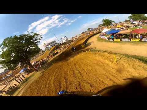 GoPro HD: Kyle Peters 2nd Moto Lap Freestone 2012 Lucas Oil Pro Motocross