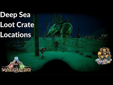 ARK Valguero Deep Sea Loot Crate Locations - Ep24
