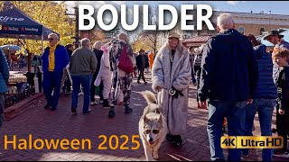 Boulder Halloween 2025 on Pearl Street Walking Tour 🎃 4K