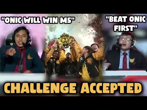 WHEN THESE INDO CASTERS CHALLENGED PH TEAMS TO BEAT ONIC...😮