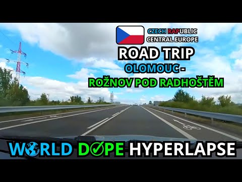 ⏩ Hyperlapse – Olomouc ➝ Rožnov pod Radhoštěm | Scenic Road Trip Through Moravia & Beskydy - Czech