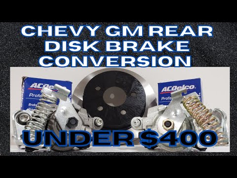 BUDGET Chevy GM 88-98 C1500 Truck Rear Disk Brake Conversion EASY! UNDER $400
