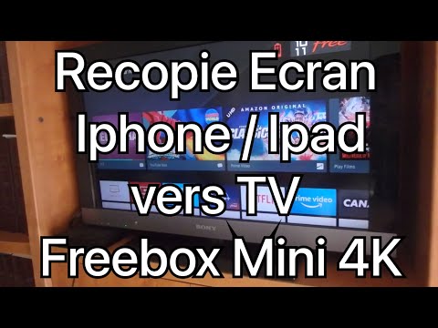 RECOPIE IPHONE / IPAD VERS TV FREEBOX MINI 4K