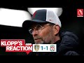Klopp’s Reaction: "It's frustrating when you don't get over the line" | Leeds vs Liverpool