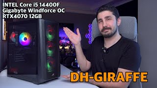 i5 14400F ve RTX4070 12GB 2K kasası! "İtopya DH-GIRAFFE"