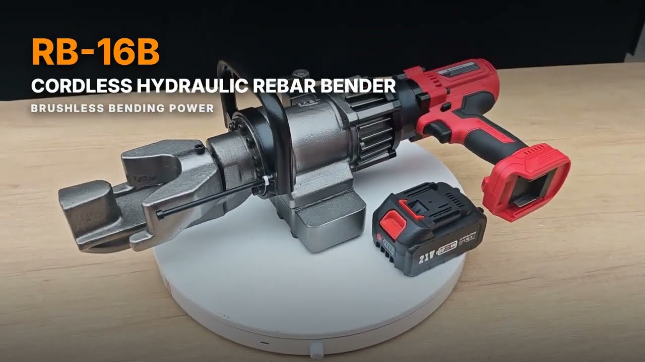 RB-16BR 21 V cordless electro-hydraulic rebar bender