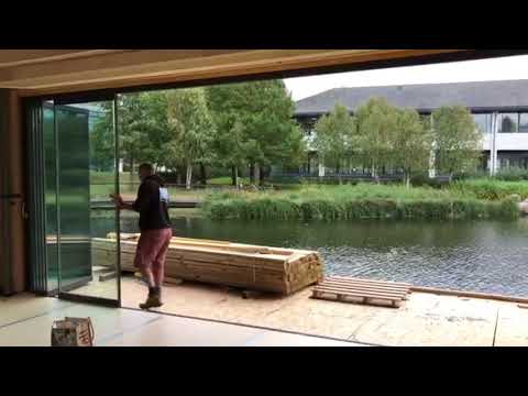 Frameless Glass Door Install - Hertfordshire - 20 doors at 4 sets, UK