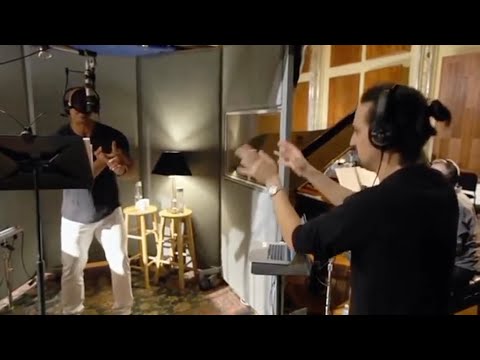 Lin-Manuel Miranda Moana behind the scenes