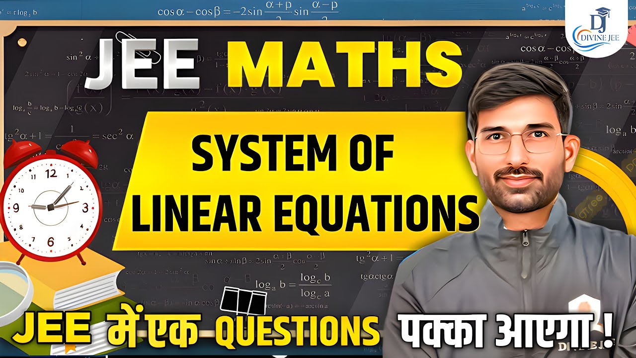 system of linear equation, Cramer's rule #jeemain #jee #maths