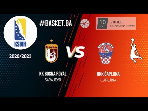 KK Bosna Royal vs HKK Čapljina - 2 kolo KSBIH 2020/2021
