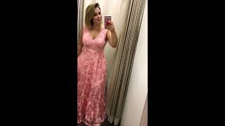 Vestido Longo de festa Renda plus size