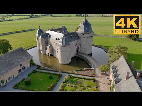 Château Lavaux-Sainte -Anne Castle Lavaux-Sainte-Anne 4K Footage