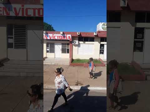 Beautiful view of the town of Jaguey Grande in Matanza