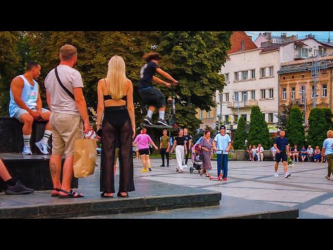 Ukraine,Lviv Mosaic: Wandering Old Streets and Architectural Masterpieces  Walking Tour[4K HDR] 2023