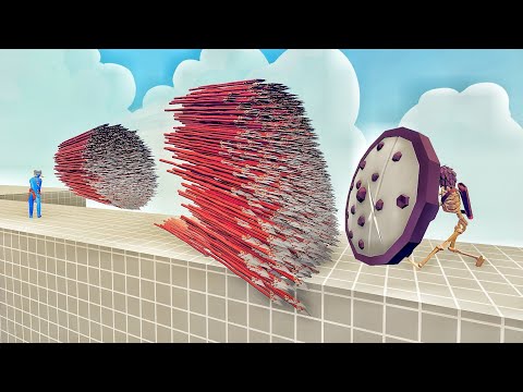 GIANT SHIELD vs EVERY GOD - Totally Accurate Battle Simulator TABS