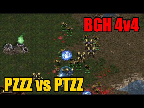 StarCraft BGH 4v4 | Big Game Hunters | Brood War | TeamPlay