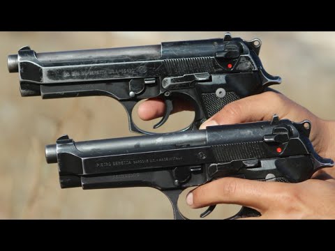 Comparison of italy pietro Beretta 9mm pistol and Usa Made beretta M9 Review