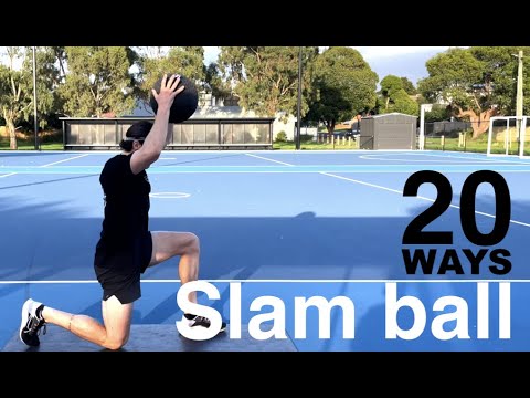 20 Slam Ball Exercises - Bootcamp ideas for Personal Trainers