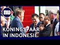 Koningspaar schudt geen handen bij aankomst in Indonesië | NU.nl