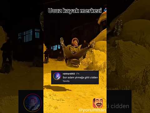 UCUZ KAYAK MERKEZİ DEĞİL, ANTEPTİKA! ⛷️😂