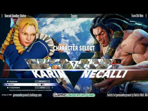 GUM06 SFV Teams - Kanzuki Sandboy Shotos Vs. Team Old Men