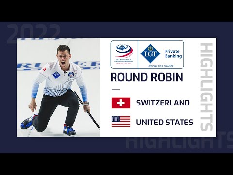 Switzerland v United States - Highlights - LGT World Men's Curling Championship 2022