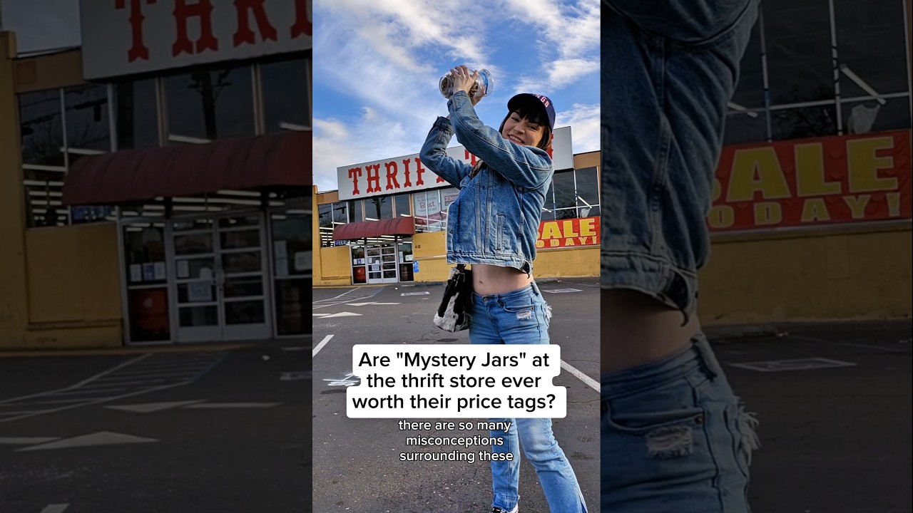 Exposing industry secrets about the viral thrift store jewelry jar #thrifting #thriftfinds #reseller
