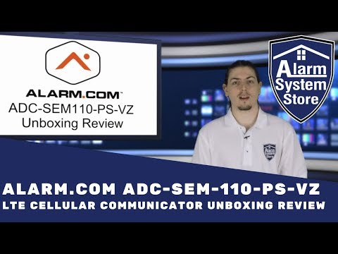 Alarm.com ADC-SEM110-PS-VZ LTE Cellular Communicator Unboxing Review - What's in it for you?