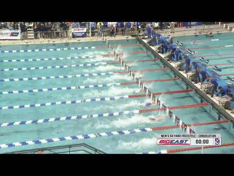 Georgetown Men's 50 Free B Final - 2020 BIG EAST Championships