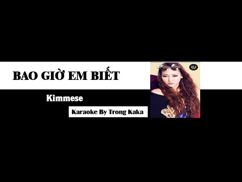 Bao Giờ Em Biết - Mimmese Karaoke Beat