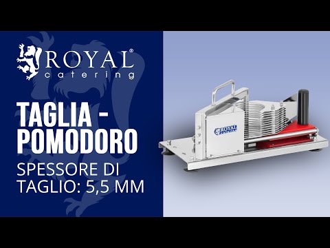 Video - Tagliapomodoro - fette da 5.5 mm