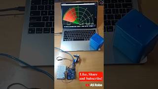 📡 Arduino Radar System with Ultrasonic Sensor | AS RoBo Shorts #diy simple #arduino projects #short