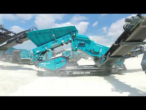 Warrior 1200 Scalping Screen and CT65 Stacking Conveyor | Lime Rock