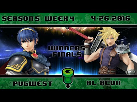 S4@GU 4-26 (Winner's Finals): Pugwest (Zelda/Marth) vs XL-XCVii (Cloud)