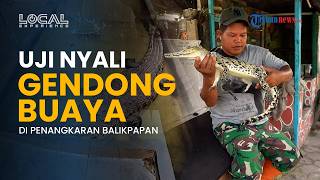 Mencoba Uji Nyali! Gendong Buaya Langsung di Penangkaran Balikpapan: Bikin Deg-degan!