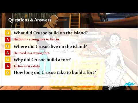 مراجعة على الفصل الثاني من قصة روبنسون كروز للصف الثاني الإعدادي - Robinson Cruso - نفهم