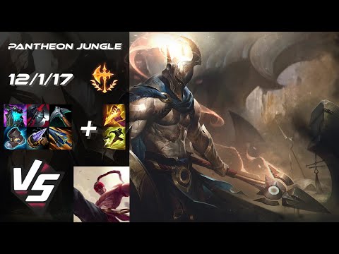 JUNGLE Pantheon vs Lee Sin - NA Challenger Patch 25.S1.2