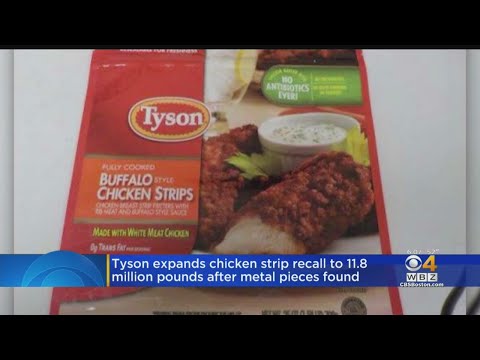 Tyson Expands Chicken Strip Recall