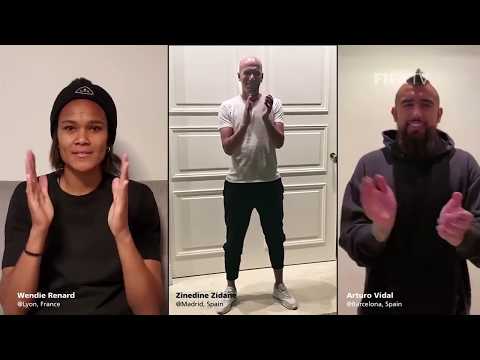 Applause for health workers FIFA TV