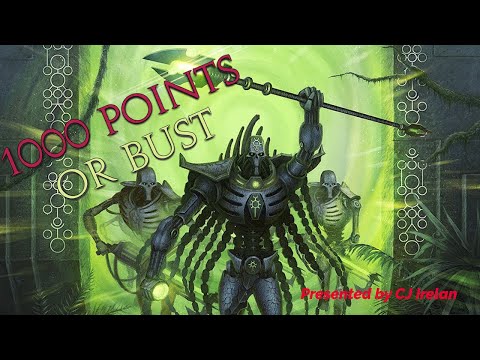 Necrons - 1000pts or Bust