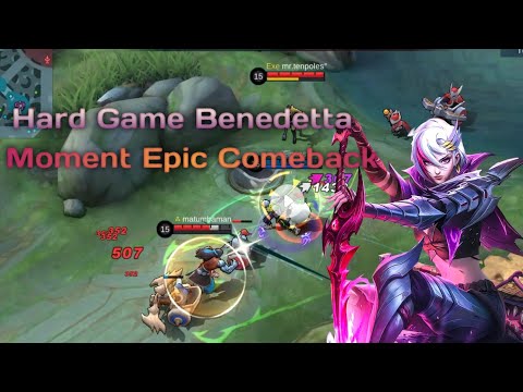Epic Comeback benedetta aggressive game play _ Win Or Lose?? _ Mobile legends