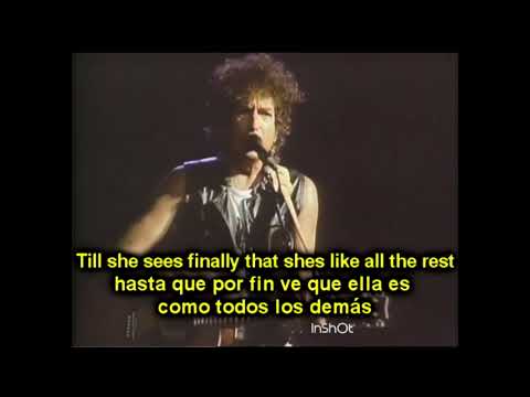 BOB DYLAN - JUST LIKE A WOMAN (AUSTRALIA 1986) ESPAÑOL ENGLISH